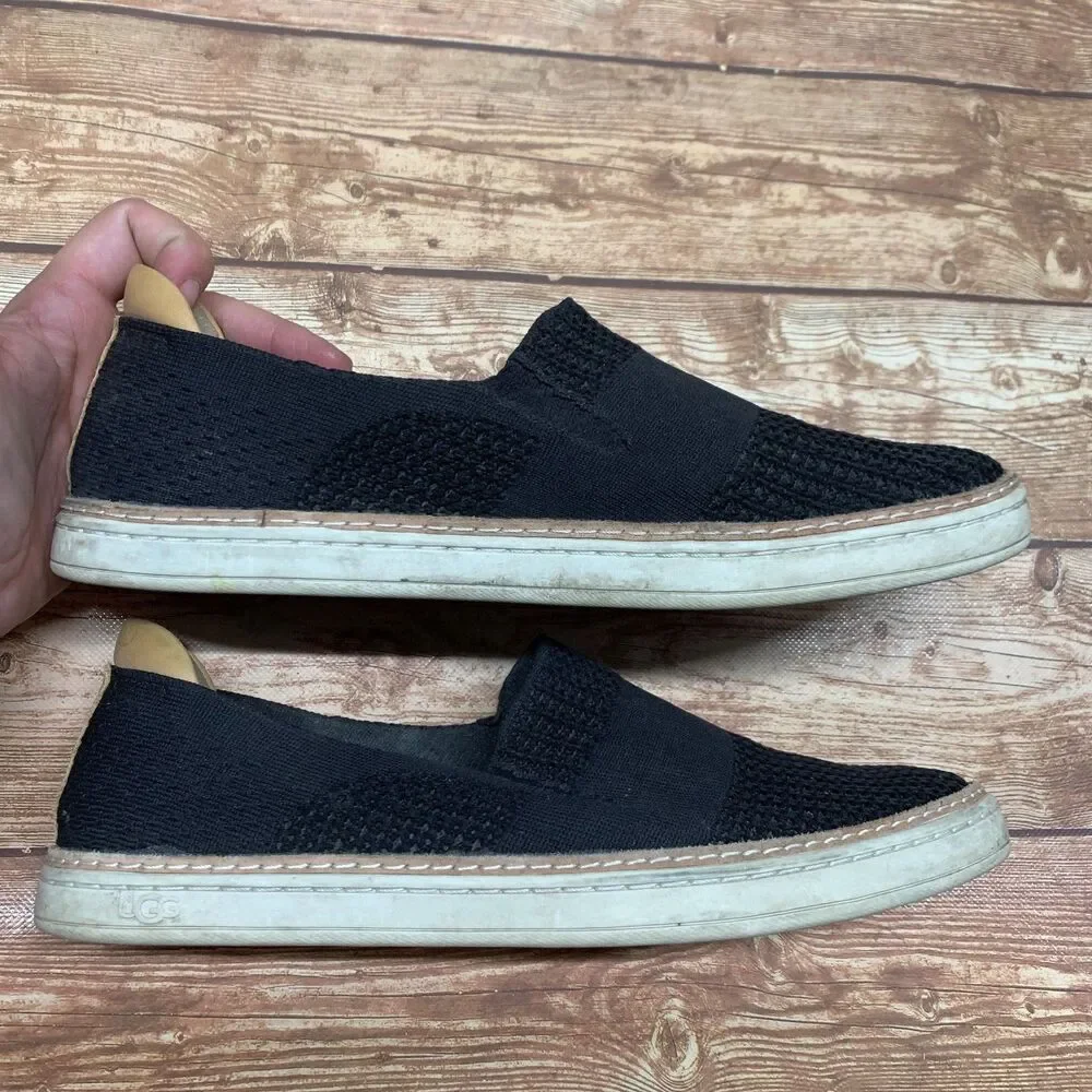 Ugg Women’s Sammy Black Knit Slip On Casual‎ Comfort Sneakers 1016756 Size 9